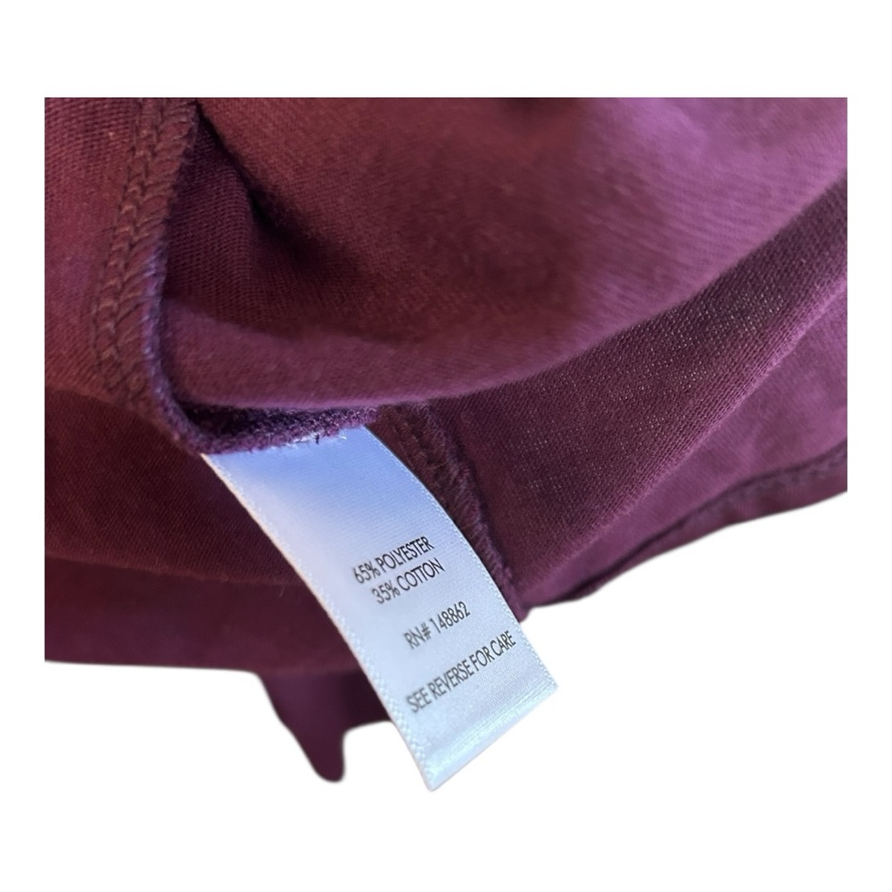 Torrid Purple Long Sleeve Tee with Festive Design - Picture 4 of 8